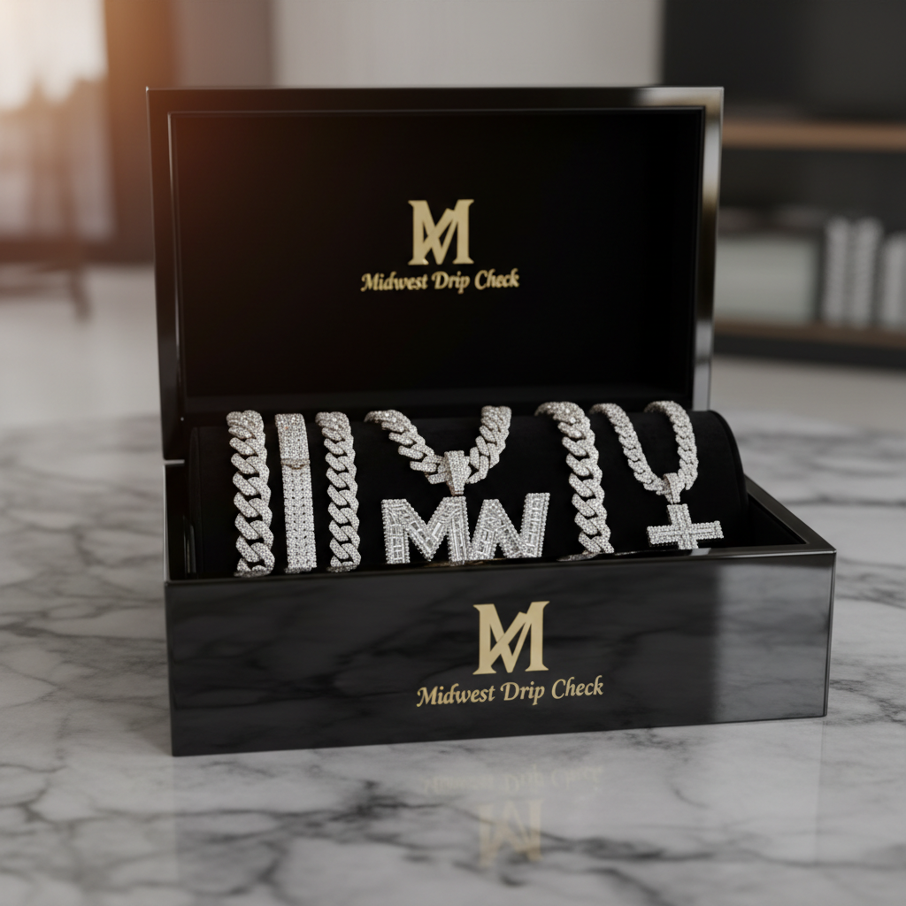 MDC Iced-Out Gopher Pendant Chain